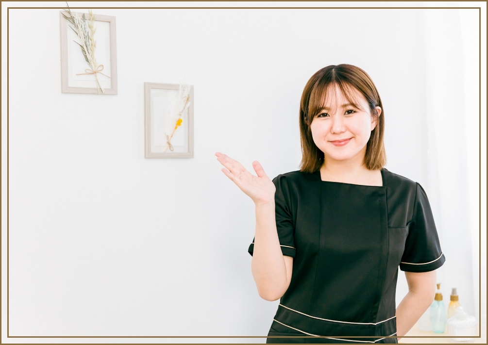 美禅の身体お悩み解決の宣伝写真